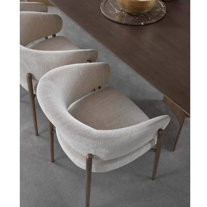 Curved Back Dining Chair | Marelli Linda | Italianfurniture.com
