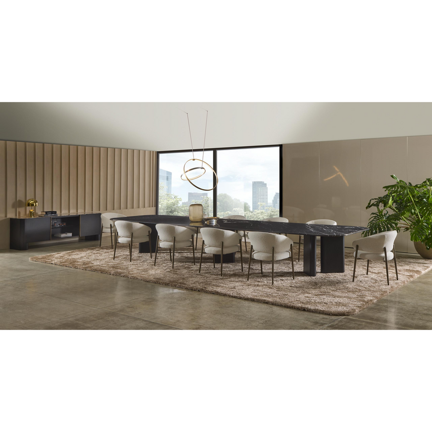 Curved Back Dining Chair | Marelli Linda | Italianfurniture.com