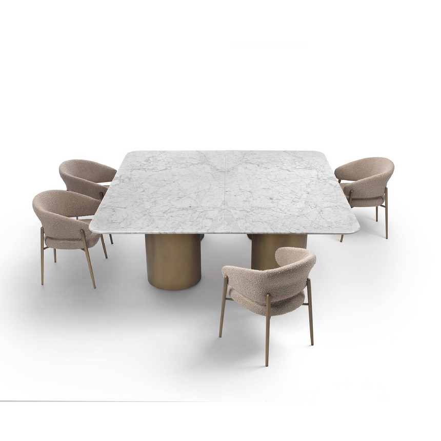 Curved Back Dining Chair | Marelli Linda | Italianfurniture.com