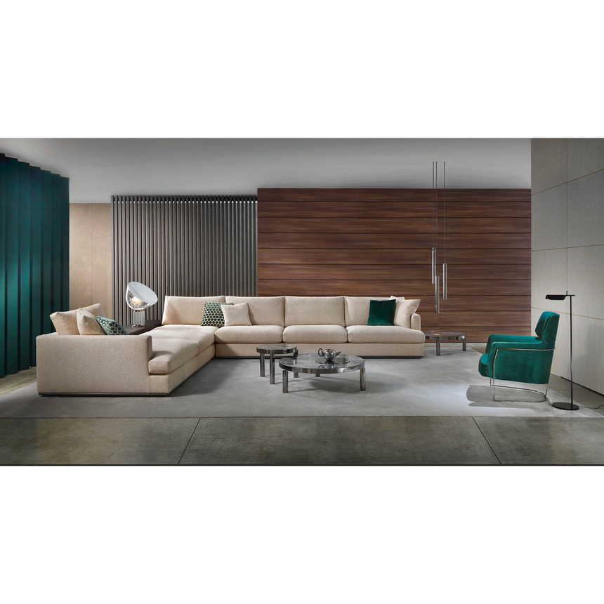 Metal Base Single-Arm Side Sofa | Marelli Loft | Italianfurniture.com