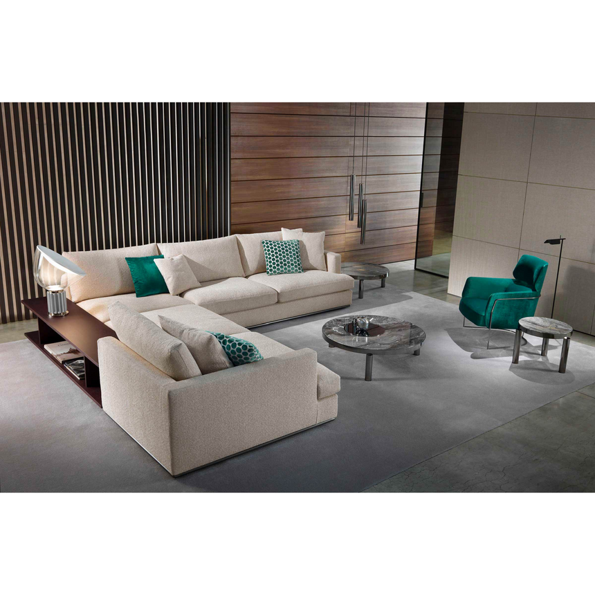 Metal Base Single-Armed Long Chair | Marelli Loft | Italianfurniture.com