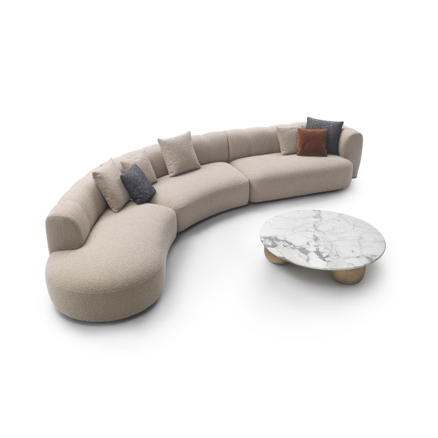 Channeled Back Side Sofa | Marelli Milo | Italianfurniture.com