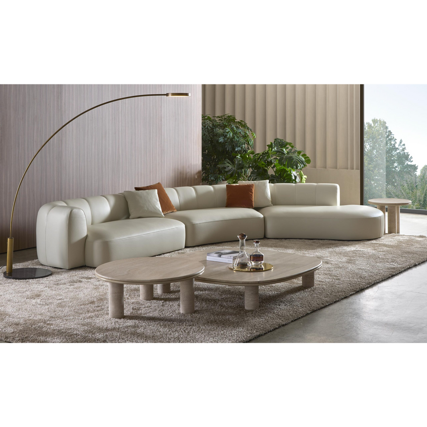 Channeled Back Central Sofa | Marelli Milo | italianfurniture.com