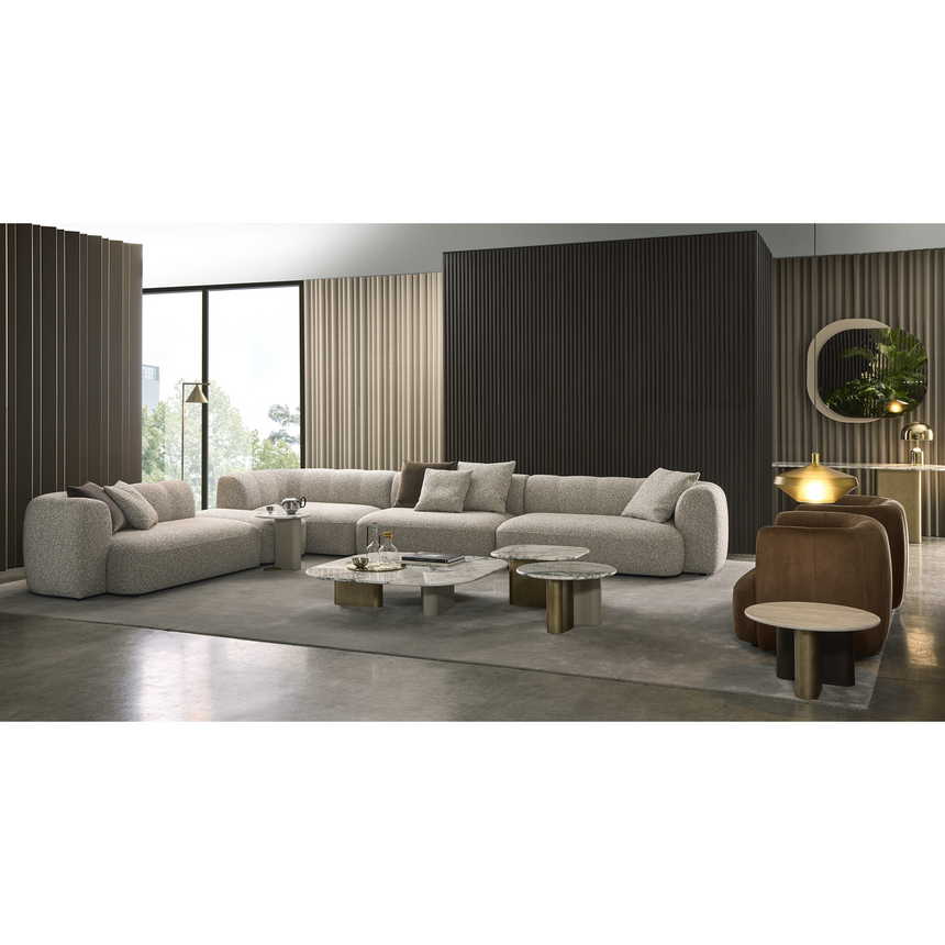Channeled Back Central Sofa | Marelli Milo | italianfurniture.com