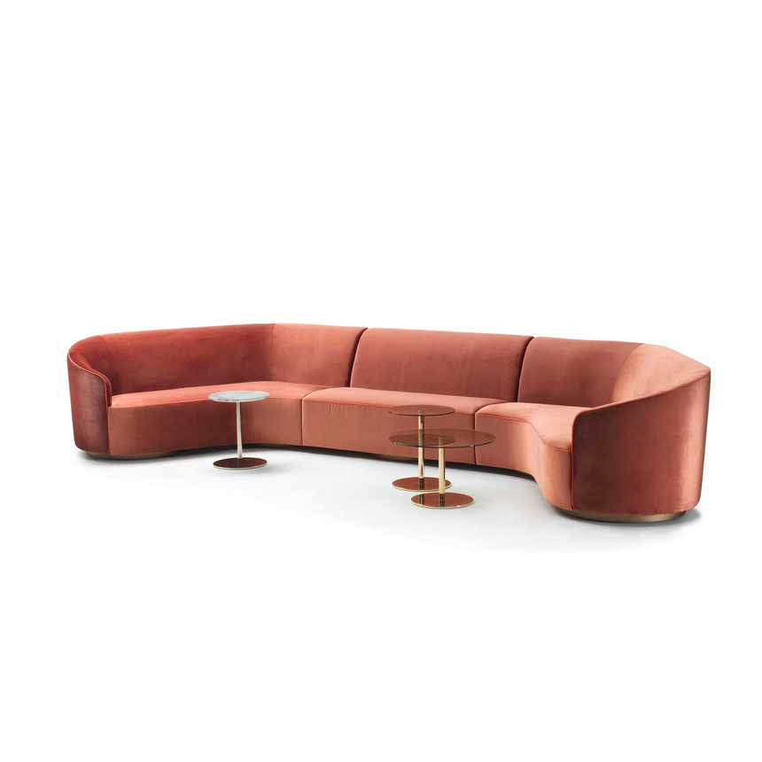 Metal Base Central Sofa | Marelli Moon | Italianfurniture.com