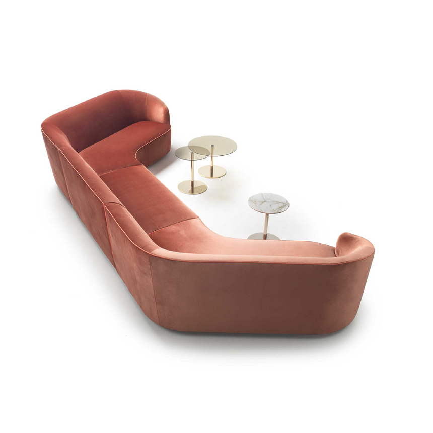 Metal Base Central Sofa | Marelli Moon | Italianfurniture.com