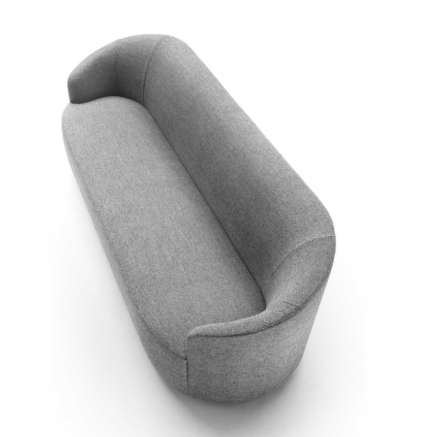 Metal Base Oval Sofa | Marelli Moon | Italianfurniture.com