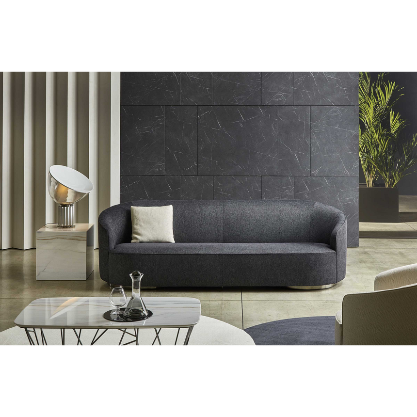 Metal Base Oval Sofa | Marelli Moon | Italianfurniture.com