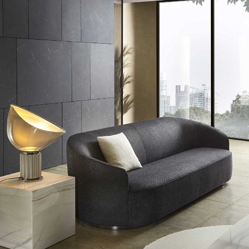 Metal Base Oval Sofa | Marelli Moon | Italianfurniture.com