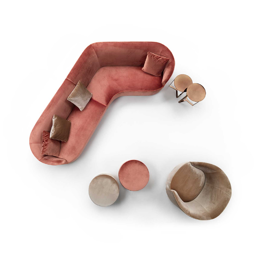 Curved Long Chair | Marelli Moon | Italianfurniture.com