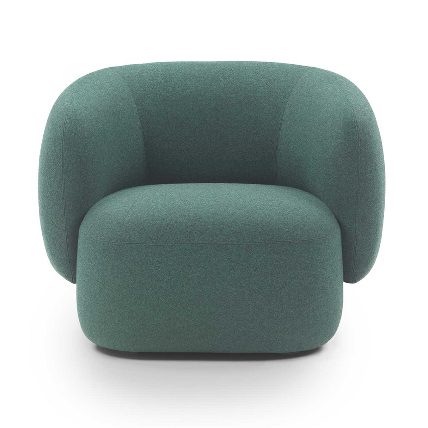Rounded Back Accent Armchair | Marelli Noah
