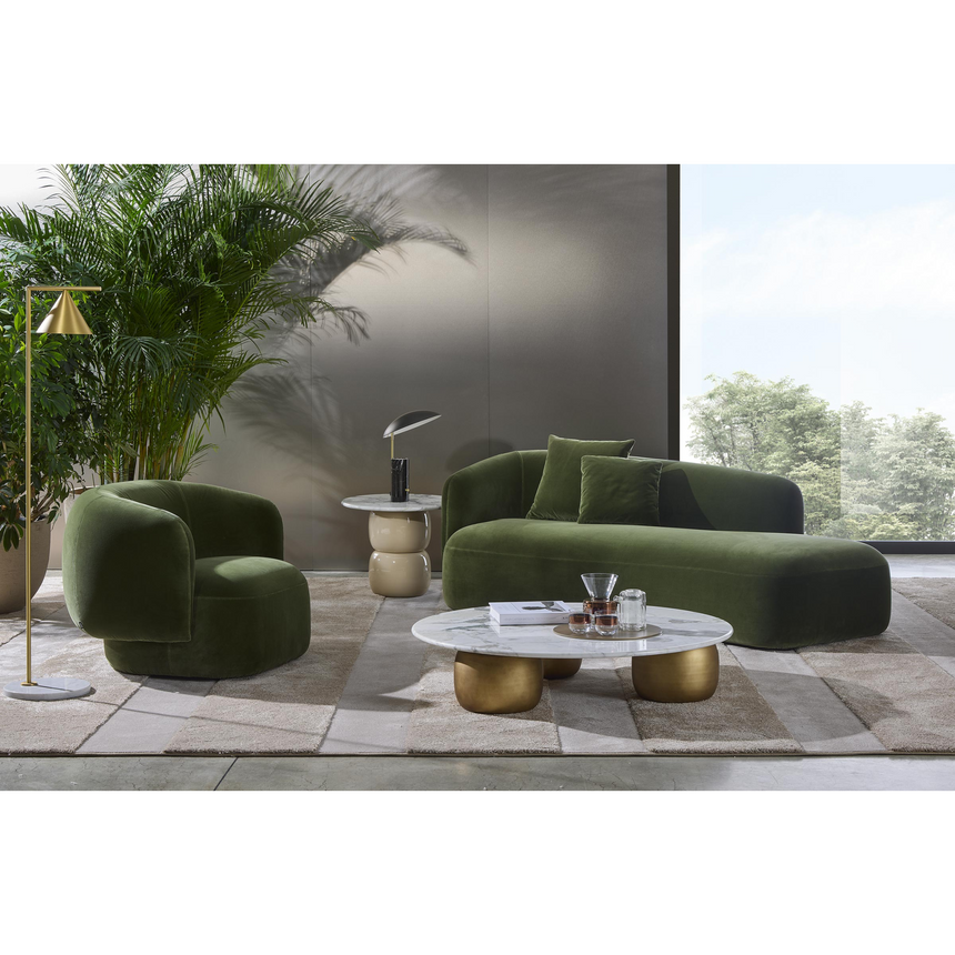 Rounded Back Longe Chair | Marelli Noah | Italianfurniture.com