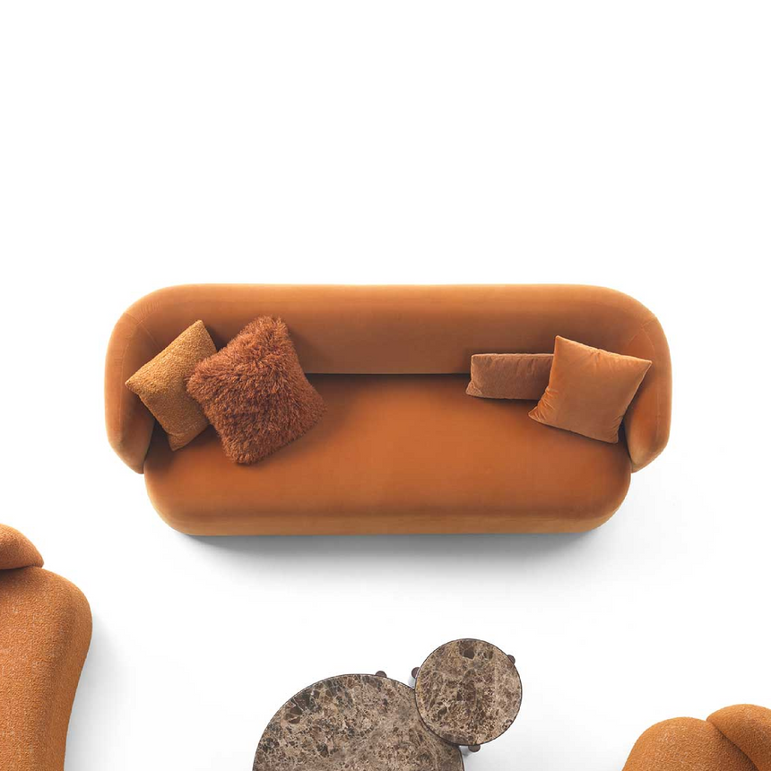 Rounded Back Sofa | Marelli Noah | Italianfurniture.com