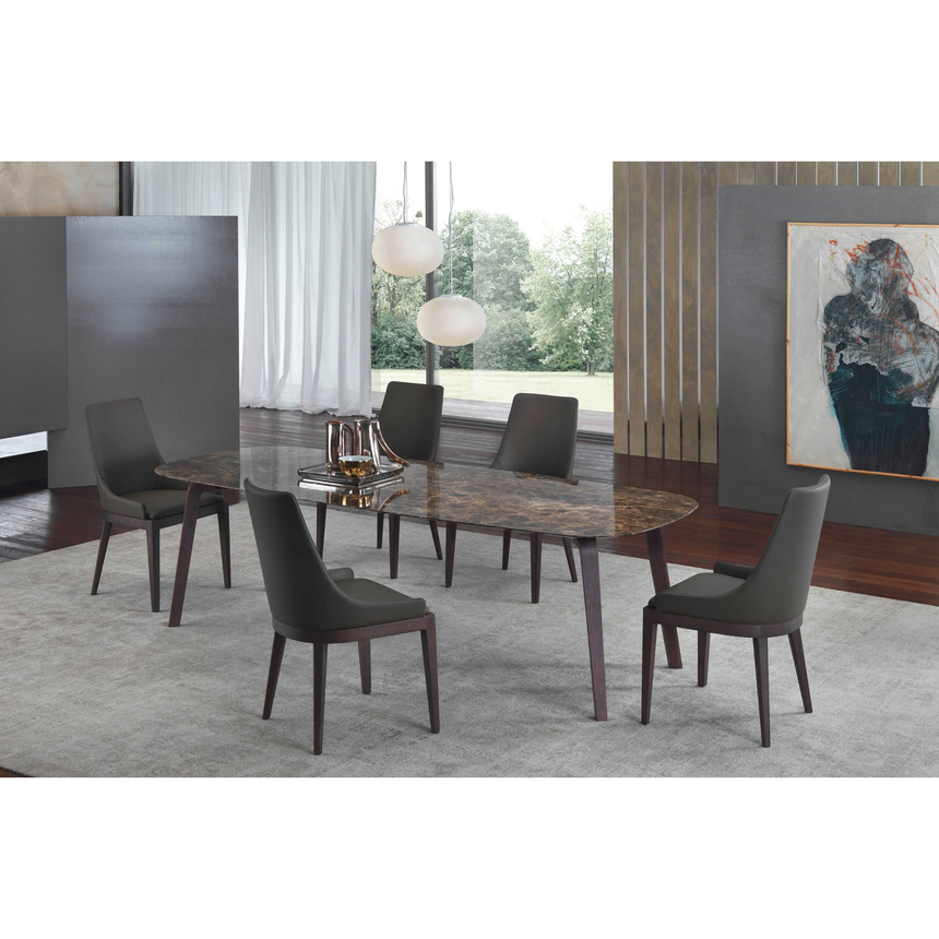 Sloped Back High Chair | Marelli Nicole | Italianfurniture.com