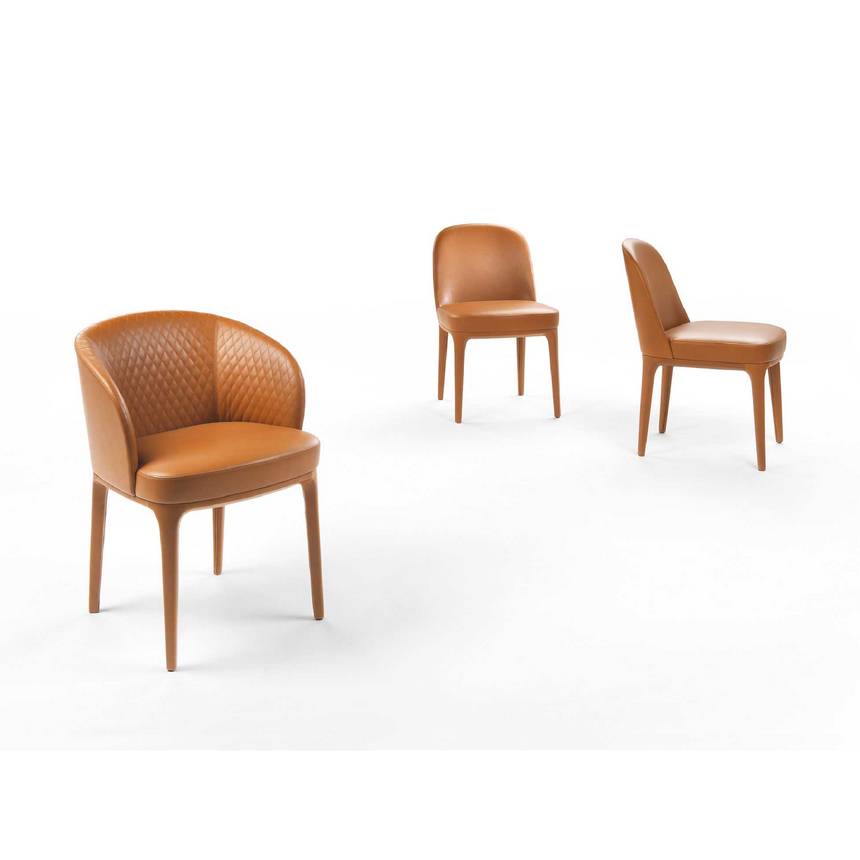 Curved Back Dining Chair | Marelli Paris | Italianfurniture.com