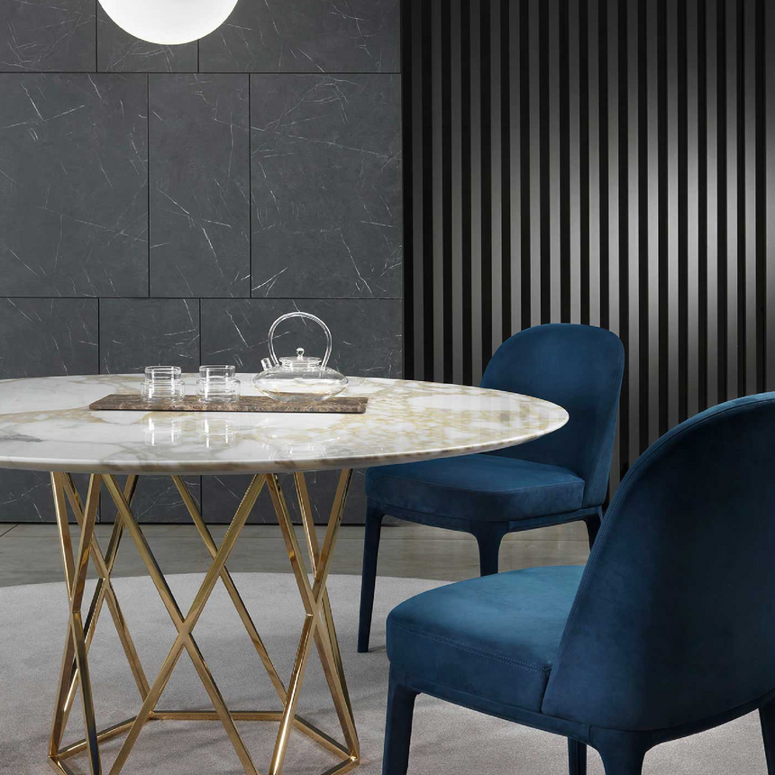 Curved Back Dining Chair | Marelli Paris | Italianfurniture.com