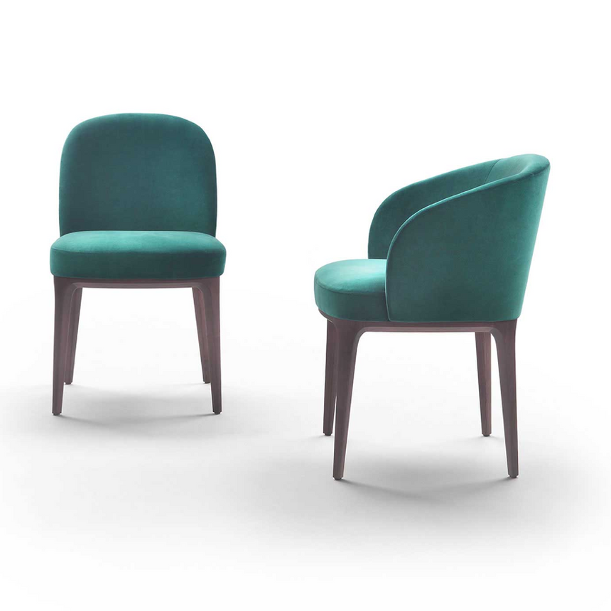 Curved Back Dining Chair | Marelli Paris | Italianfurniture.com