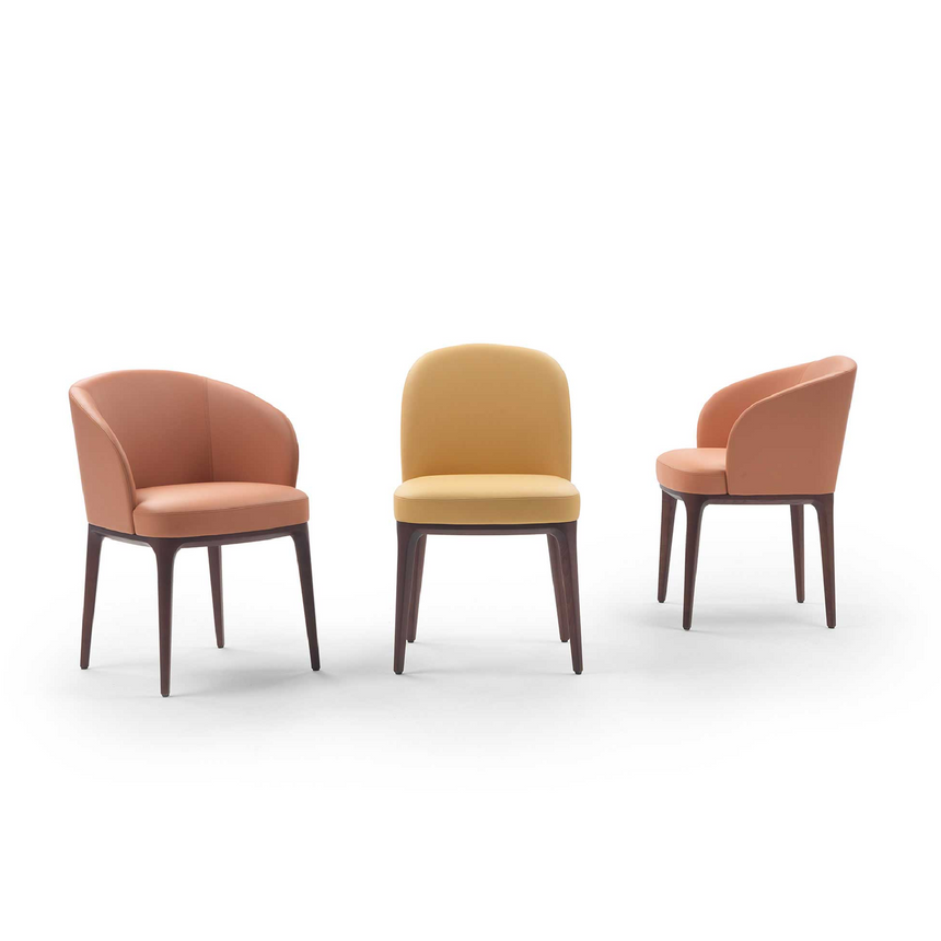 Curved Back Small Chair | Marelli Paris | Italianfurniture.com