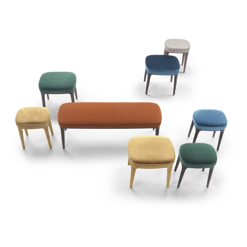 Upholstered Modern Bench | Marelli Paris | Italianfurniture.com