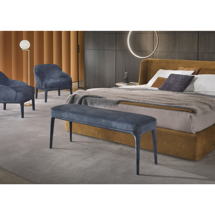 Upholstered Modern Bench | Marelli Paris | Italianfurniture.com