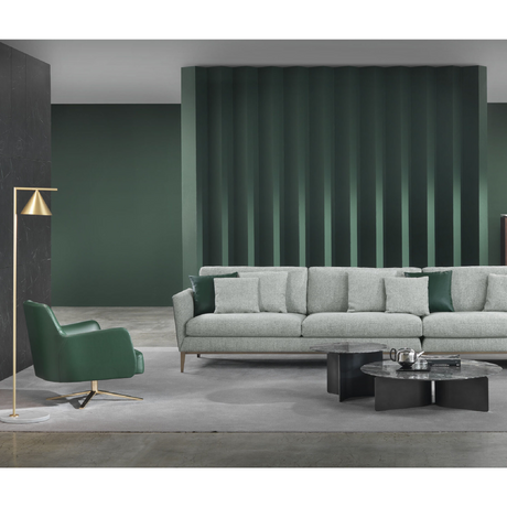 Flared Single-Armed Side Sofa | Marelli Ritz | Italianfurniture.com