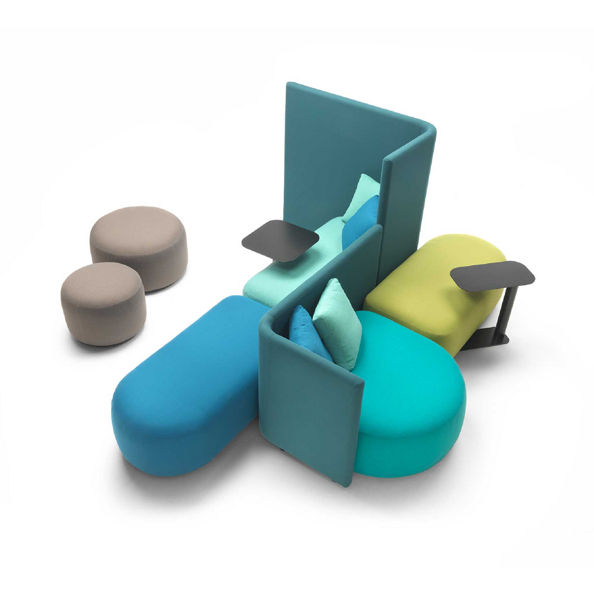 Multi-Shape Modular Seat Element | Marelli Sahara | Italianfurniture.com