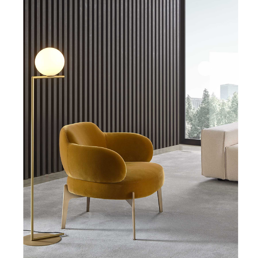 Modern Chunky Lounge Armchair | Marelli Sign | Italianfuniture.com