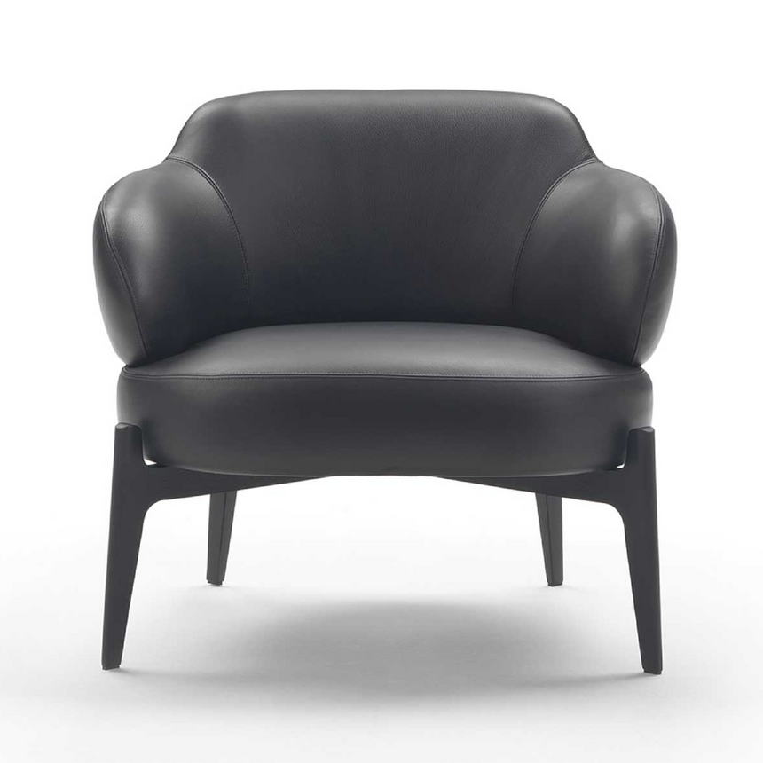Modern Chunky Lounge Armchair | Marelli Sign | Italianfuniture.com