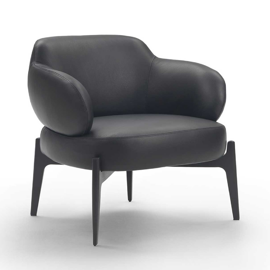 Modern Chunky Lounge Armchair | Marelli Sign | Italianfuniture.com