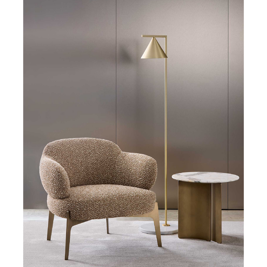 Modern Chunky Lounge Armchair | Marelli Sign | Italianfuniture.com