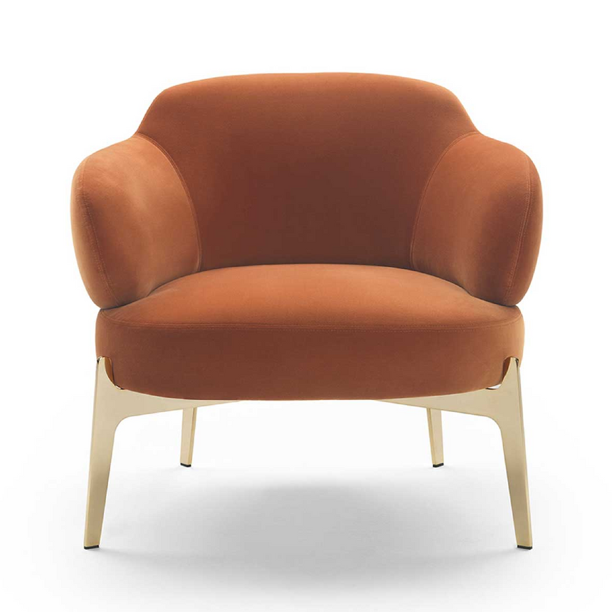 Modern Chunky Lounge Armchair | Marelli Sign | Italianfuniture.com