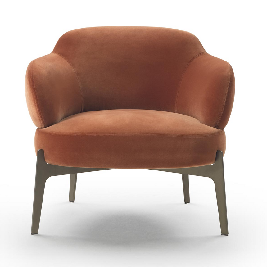 Modern Chunky Lounge Armchair | Marelli Sign | Italianfuniture.com