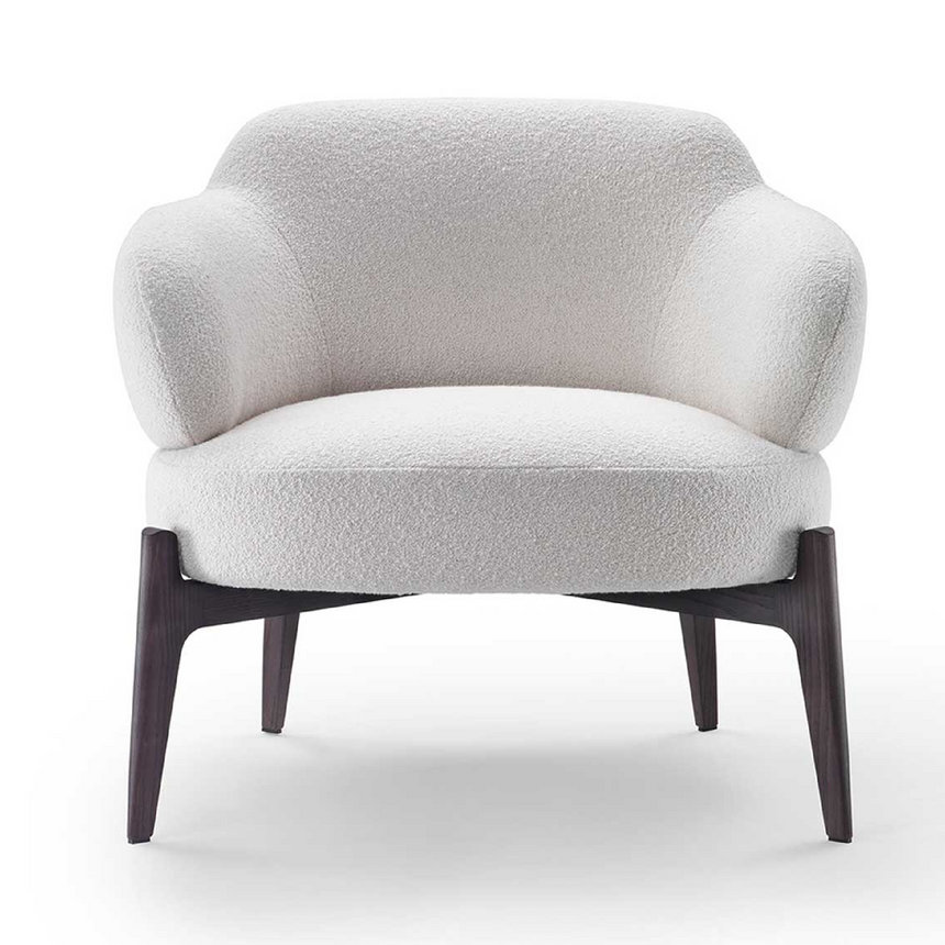 Modern Chunky Lounge Armchair | Marelli Sign | Italianfuniture.com