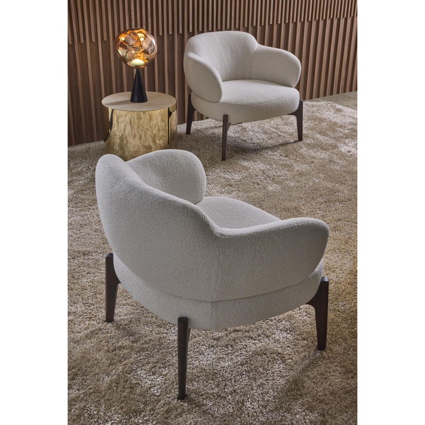 Modern Chunky Lounge Armchair | Marelli Sign | Italianfuniture.com