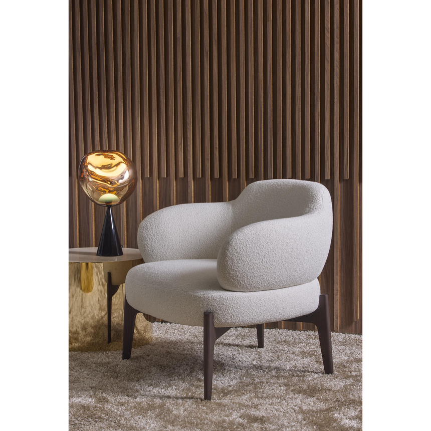 Modern Chunky Lounge Armchair | Marelli Sign | Italianfuniture.com