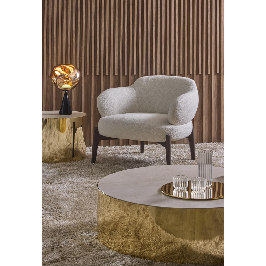 Modern Chunky Lounge Armchair | Marelli Sign | Italianfuniture.com
