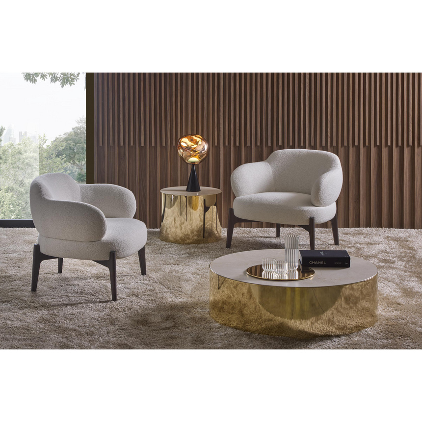 Modern Chunky Lounge Armchair | Marelli Sign | Italianfuniture.com