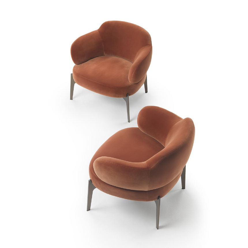 Modern Chunky Lounge Armchair | Marelli Sign | Italianfuniture.com