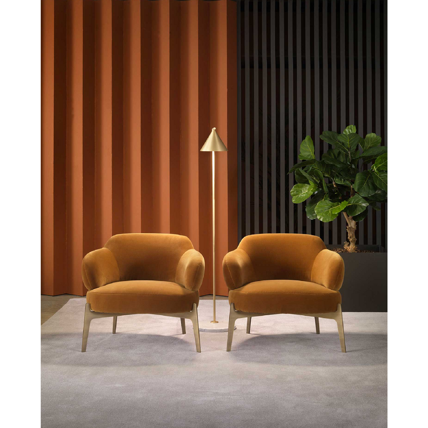 Modern Chunky Lounge Armchair | Marelli Sign | Italianfuniture.com