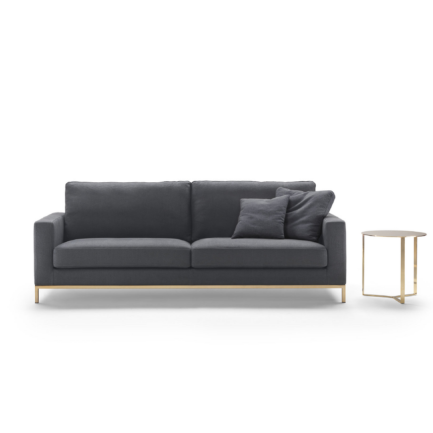 Metal Base Angular Sofa | Marelli Slide | Italianfuniture.com