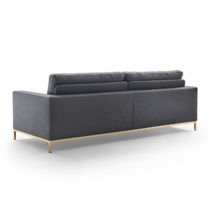 Metal Base Angular Sofa | Marelli Slide | Italianfuniture.com
