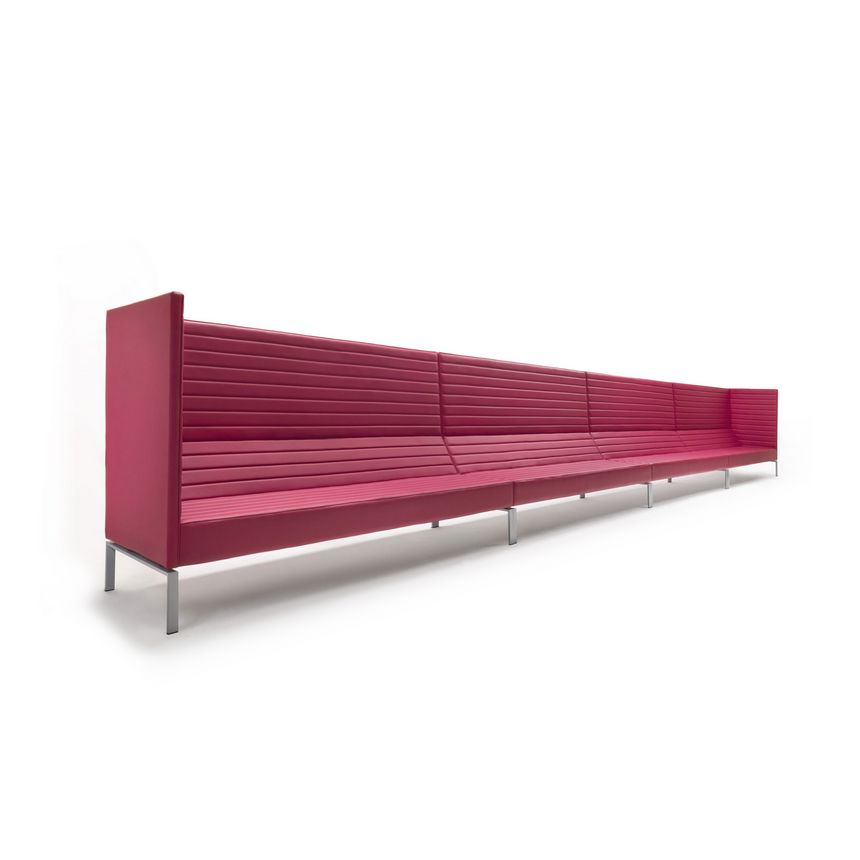 Horizonal Lined Single-Armed Sofa | Marelli Stripes | Italianfuniture.com