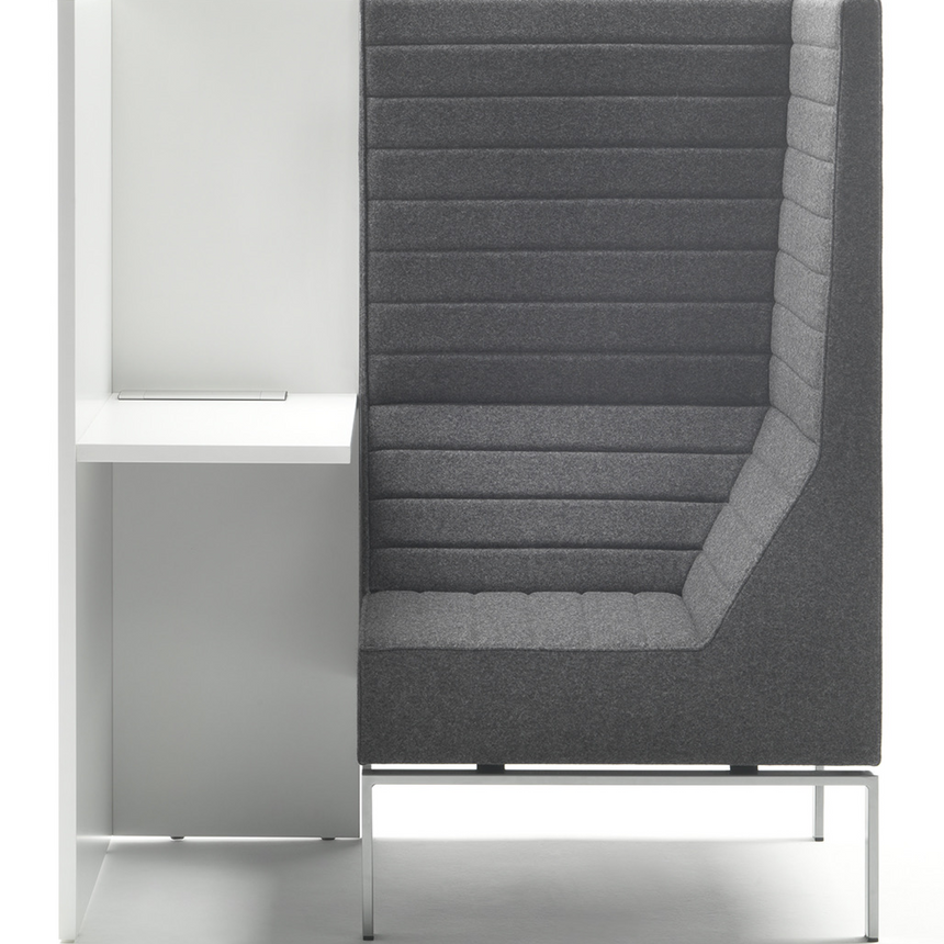 Horizontal Lined Corner Sofa | Marelli Stripes | Italianfuniture.com