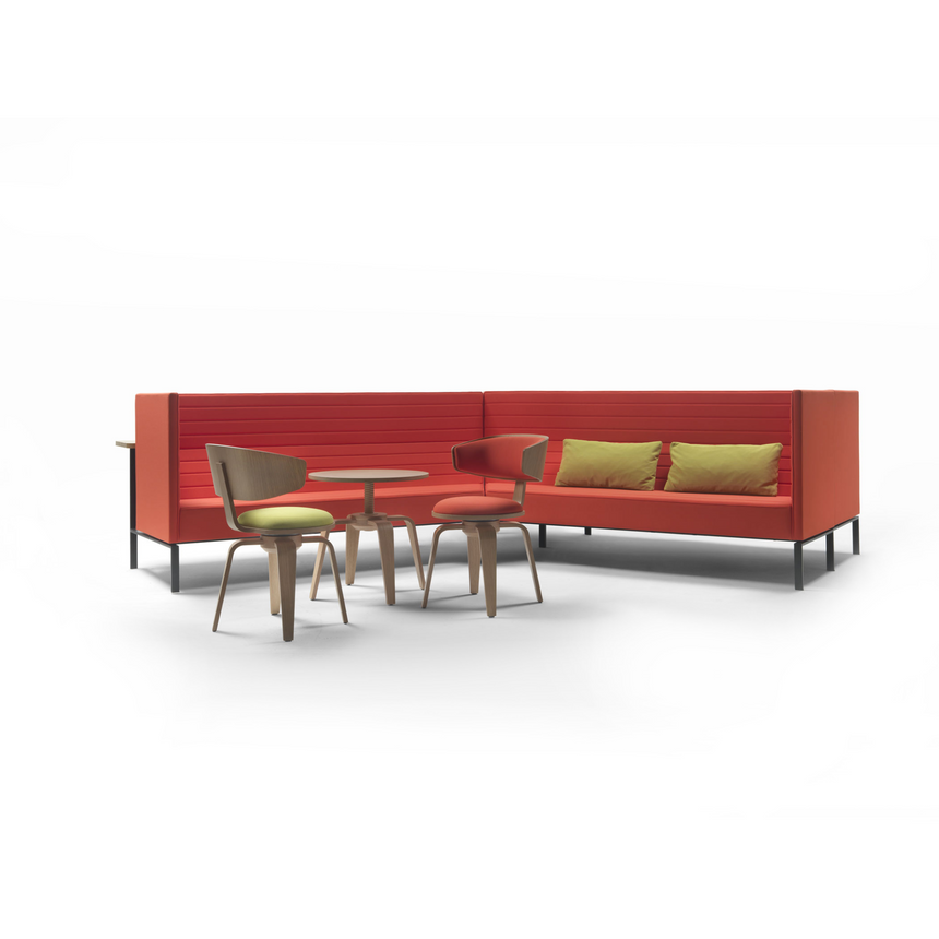60° Angled Armless Sofa | Marelli Stripes