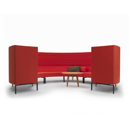 Single Arm Curved Sofa | Marelli Stripes | Italiamfurniture.com