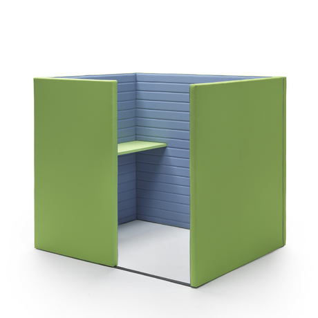 Modern Channeled Work Station | Marelli Stripes | Italianfurniture.com