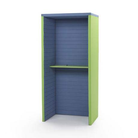 Modern Channeled Work Station | Marelli Stripes | Italianfurniture.com