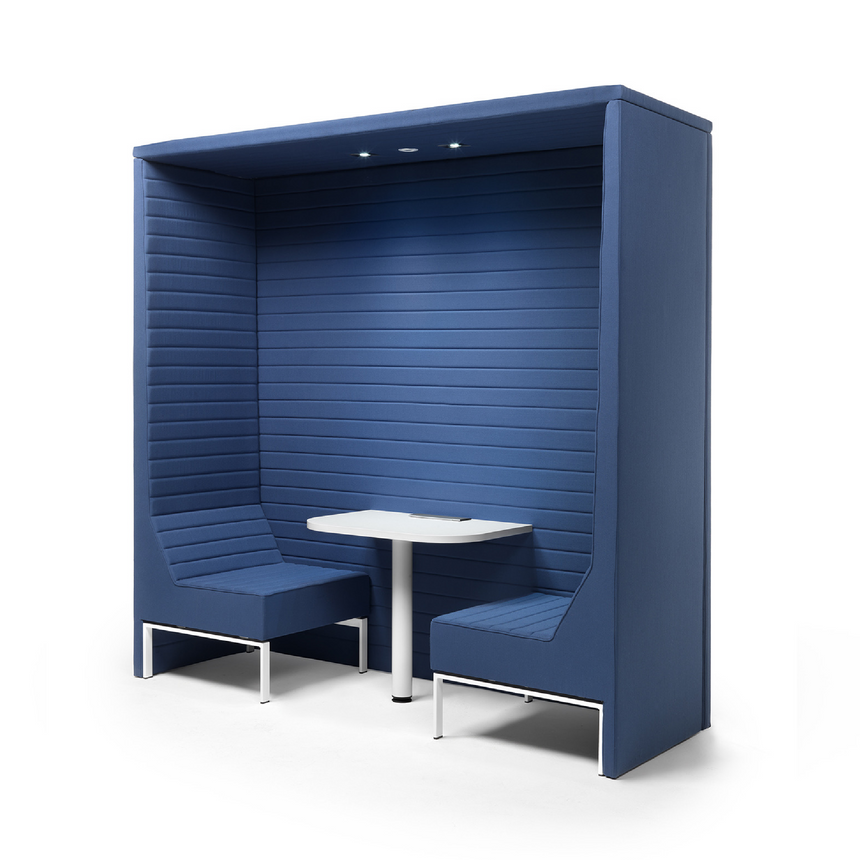 Roofed Box with Table and Spotlights | Marelli Stripes | Italianfurniture.com