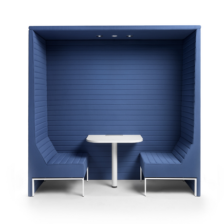 Roofed Box with Table and Spotlights | Marelli Stripes | Italianfurniture.com