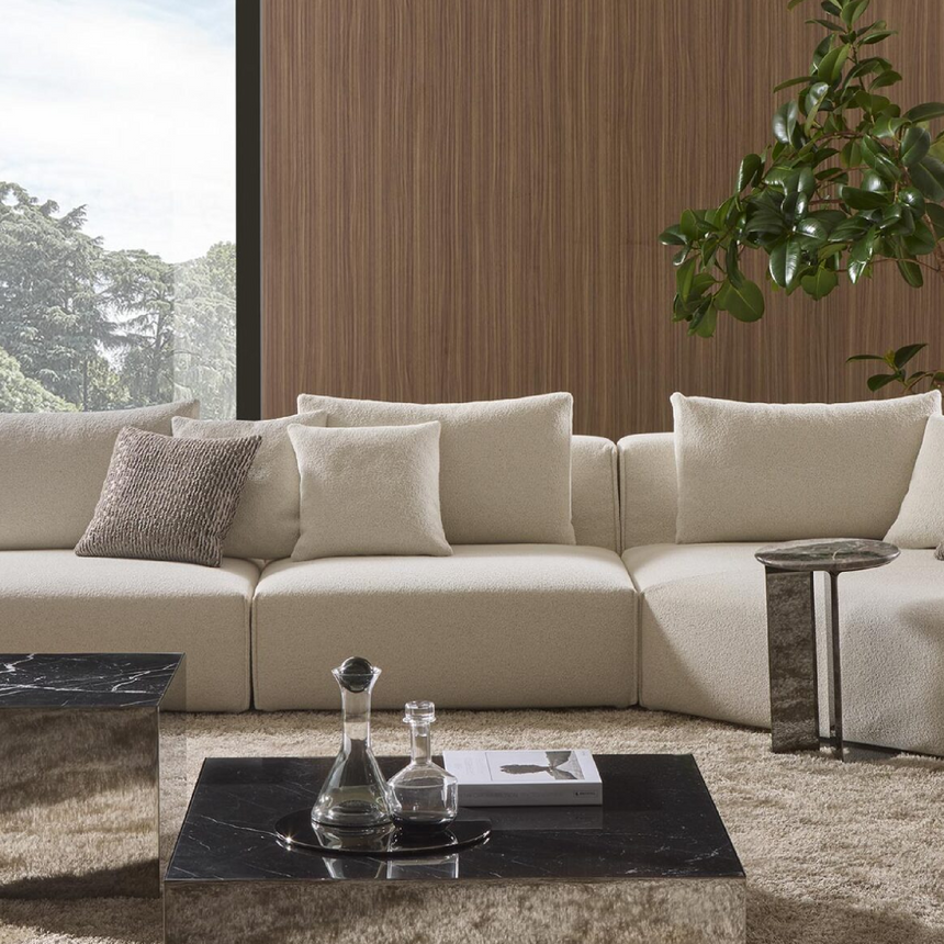 Vertical Seam Central Sofa | Marelli Yann | Italianfurniture.com